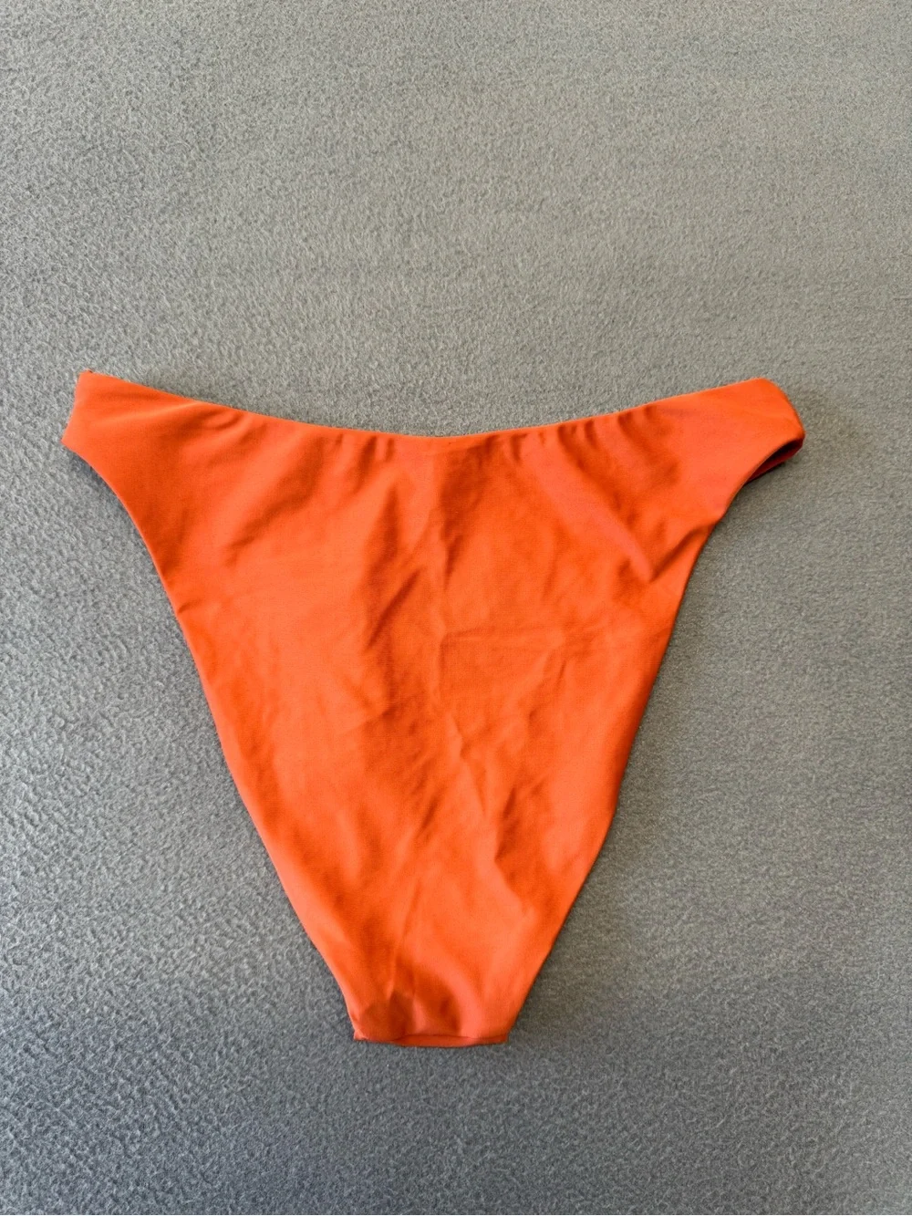 J. Crew Rust Orange High‑Cut Bikini Bottom